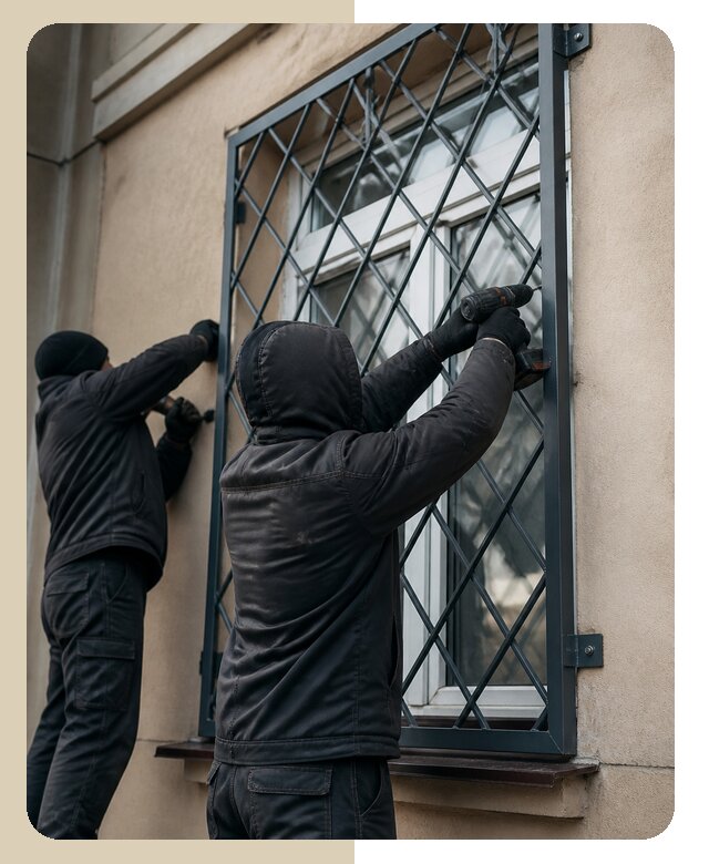Установка антивандальных решеток на окна в Кандалакше